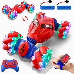 Gesture-Controlled RC Stunt Car with Lights & Music - Ideal Gift for Boys 4-14